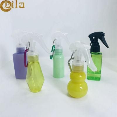 Eco Friendly Custom 50ml 100ml Spray Shaped Plastic Pet Bottle