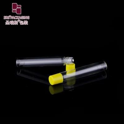 SRS Empty 10ml Transparent Glass Roller Ball Printed Bottle