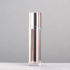 15ml 50ml Plastic Clear Airless Perfume Liquid Bottles