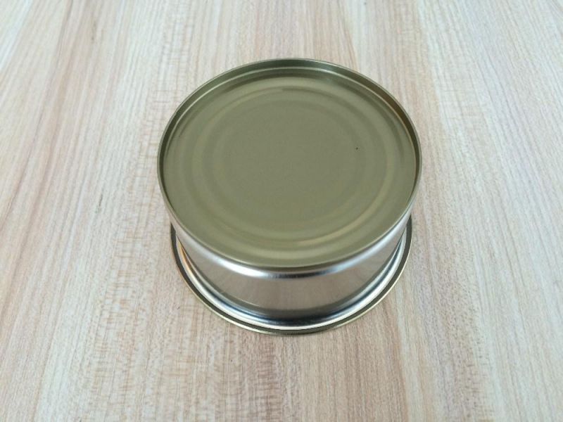 Round Ring Pull Empty Tuna Metal Tin Can Tin Food Container