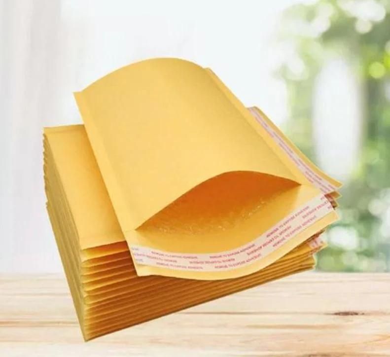 Kraft Paper Bubble Envelope Bag Foam Shockproof Courier Bag