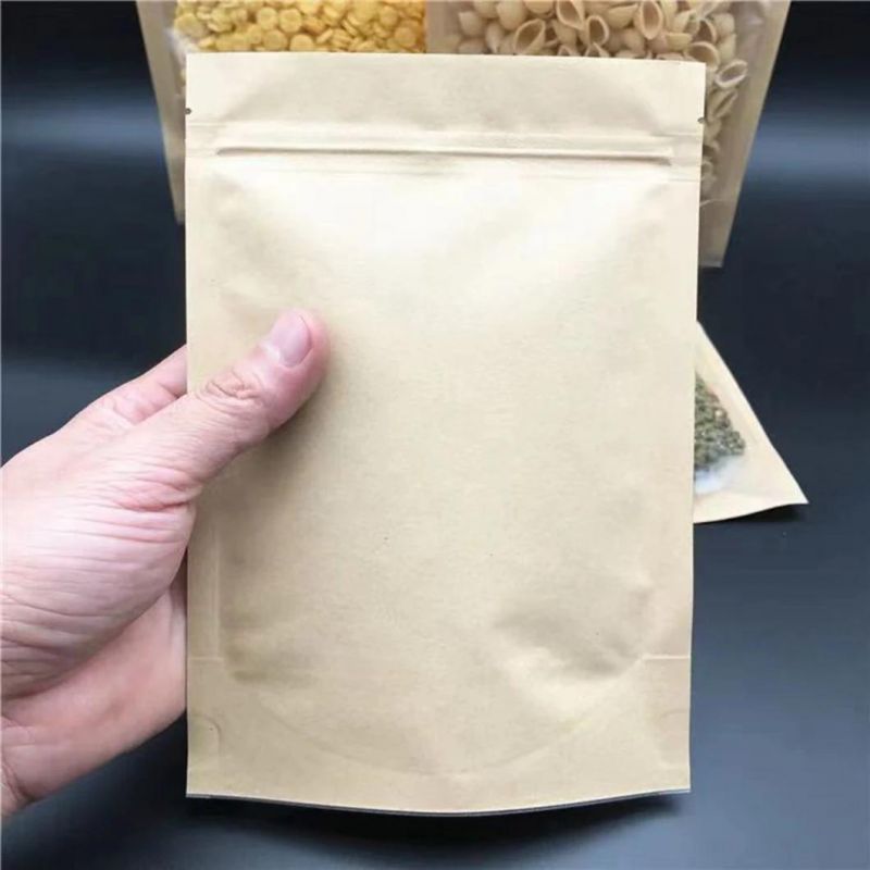 Kraft Foil Bag/Stand up with Zipper Kraft Bag 300g