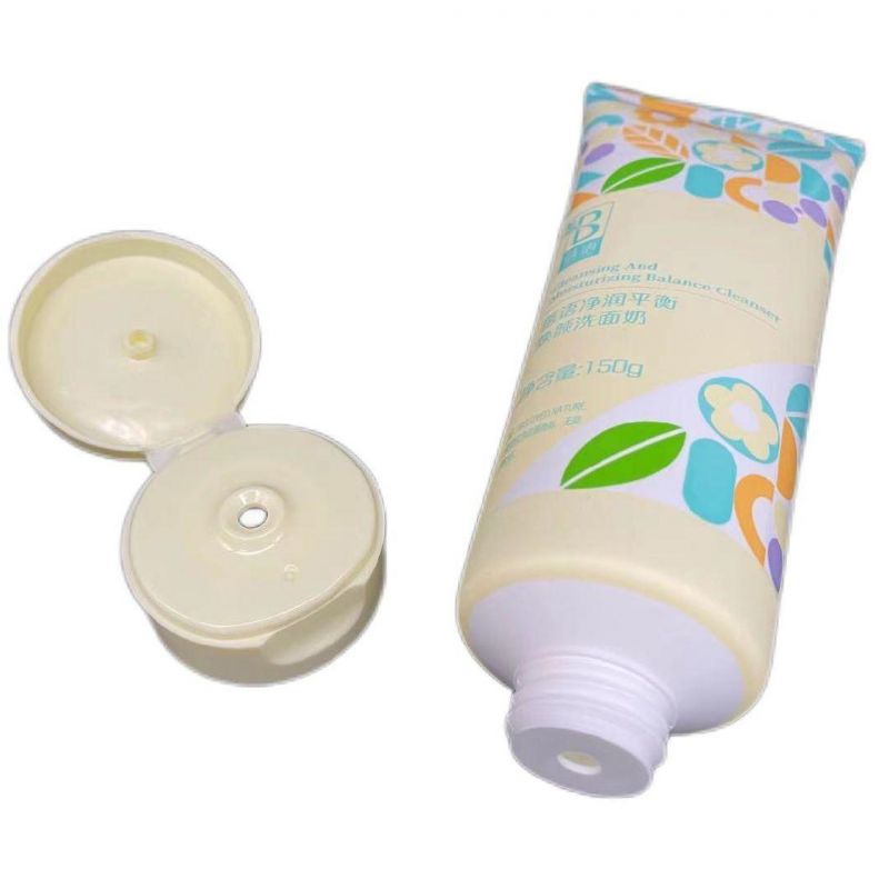 Squeeze Tube Eco Friendly Biodegradable Plastic Hand Bb Cream Body Lotion Flip Top Cosmetic Plastic Squeeze Tube Packaging