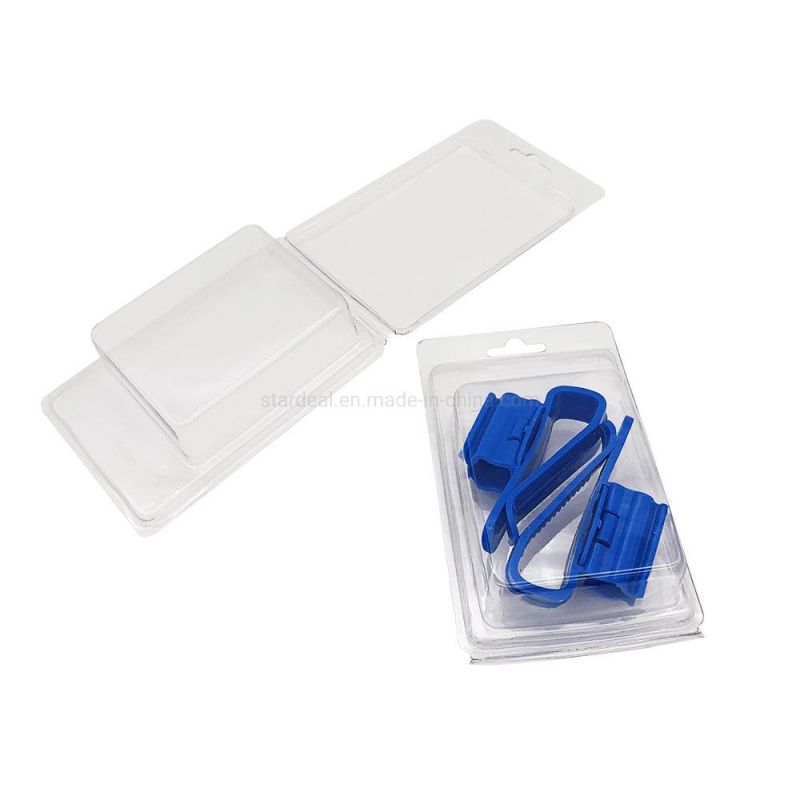 Custom Wholesale Pet Blister Clear PVC Clamshell Plastic Packaging