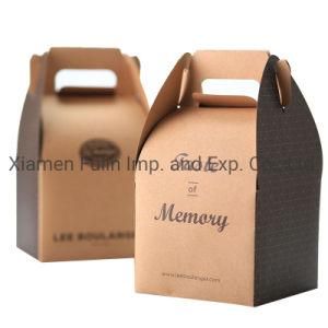 Foldable Cheap Packing Gift Promotional Birthday Dessert/Cake Kraft Paper Box