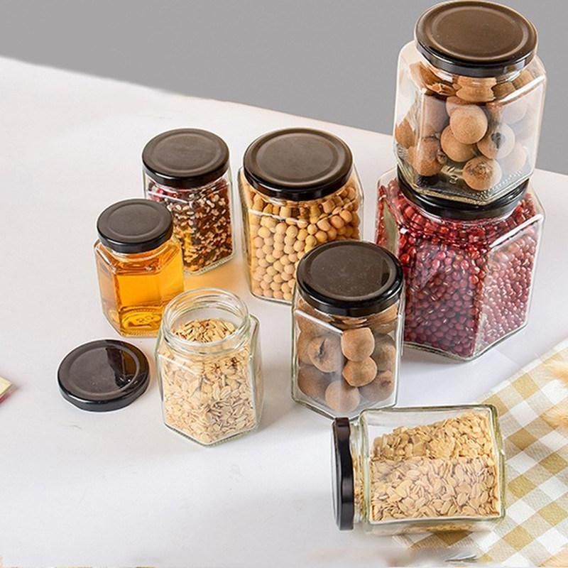 Wholesale Kitchen Use Lead Free Storage Jar Food Glassware for Many Size 100/380/730ml