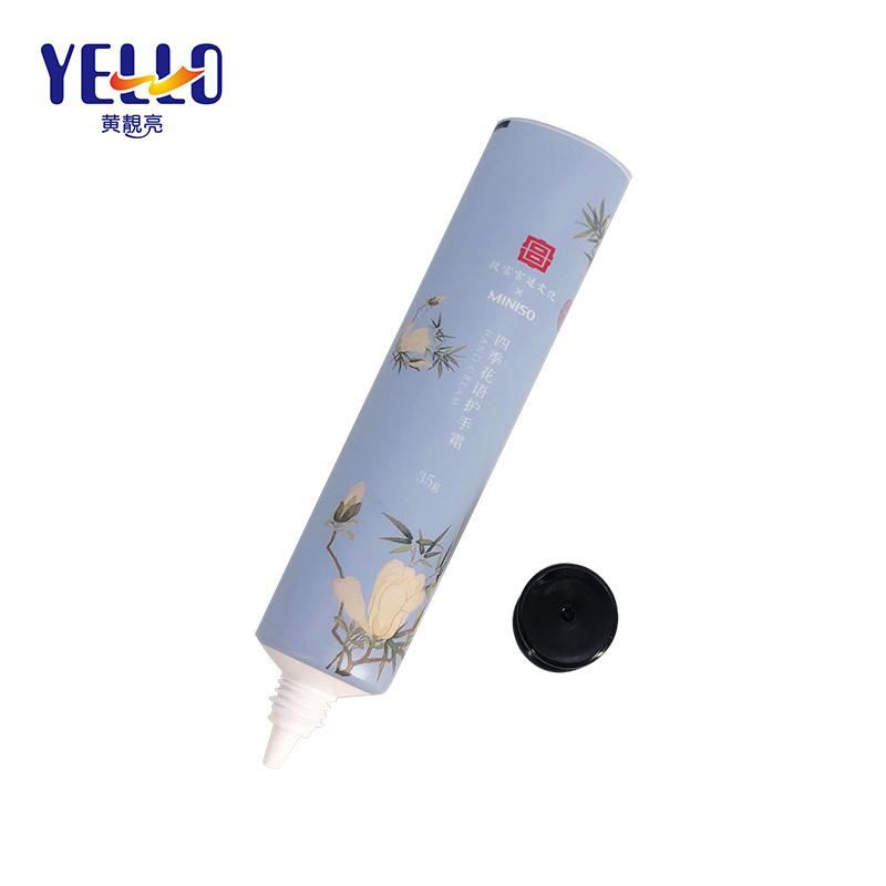 Best Selling Empty Cosmetic Plastic Packaging Lotion Tube with Unique Shape Screw Cover