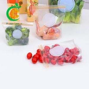 OEM Packaging Bags for Food Clear Ziplock Zipper PE Plastic Bags