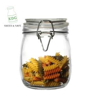 Factory Direct Sale 450ml 750ml 950ml 1500ml 3000ml Big Capacity Airtight Food Packing Glass Jars in Bulk