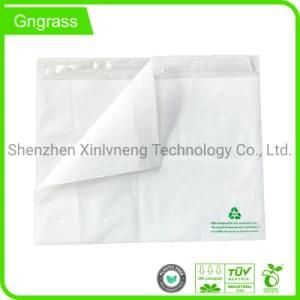 100% Biodegradable Cornstarch Cloth Packaging Bag Self Adhesive Compostable Plastic Bags