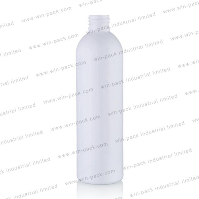 200ml 100ml 50ml Matte White Round Shoulder Plastic Pet Lotion Bottle Cosmetic with Gold Screw Cap