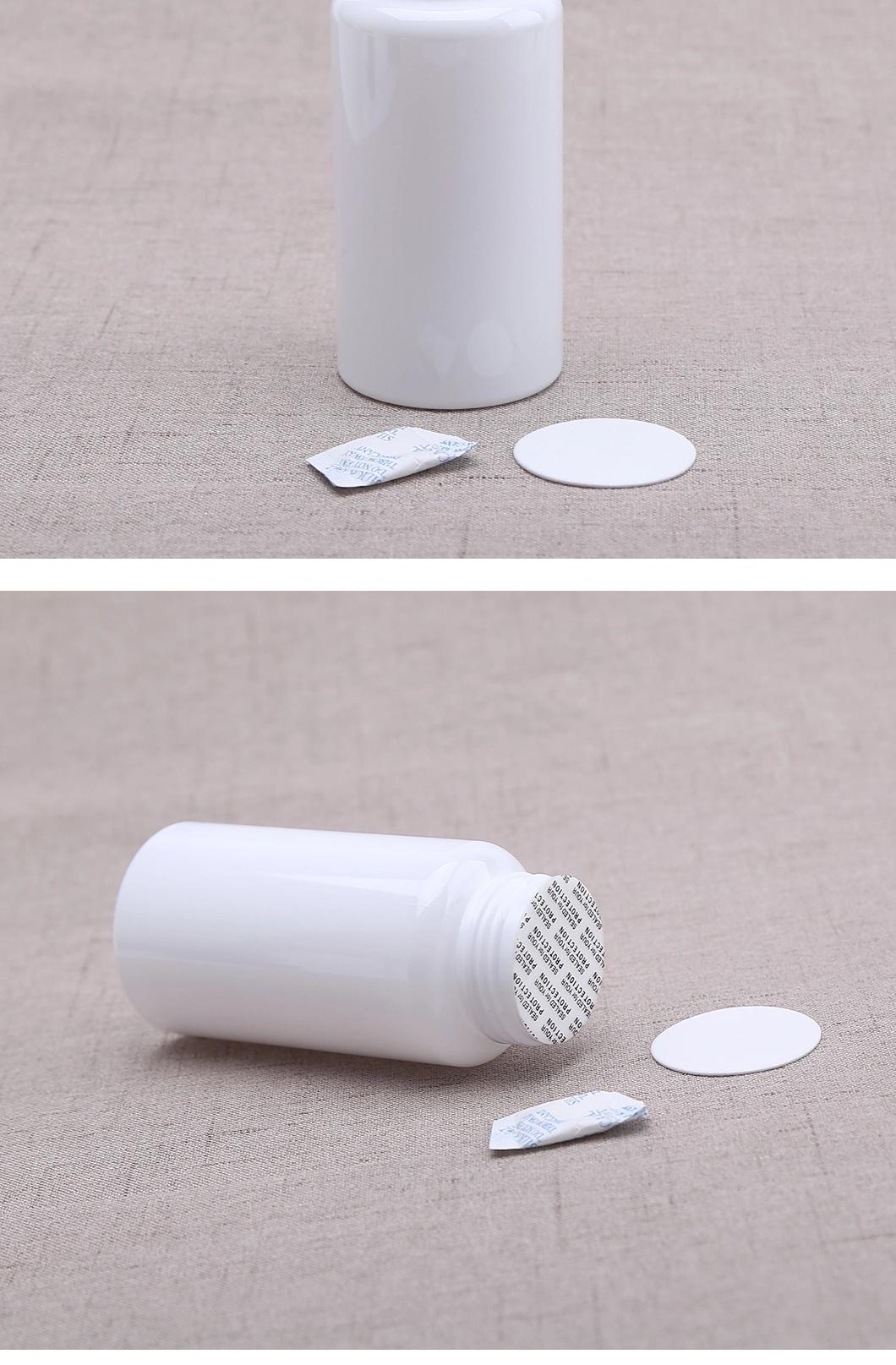 150 Ml White Portable Pet Plastic Capsule Health Care Packaging Bottle