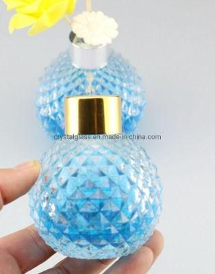 Crystal Ball Shaped 210ml Aroma Diffuser Bottle Glass with Aluminum Cap