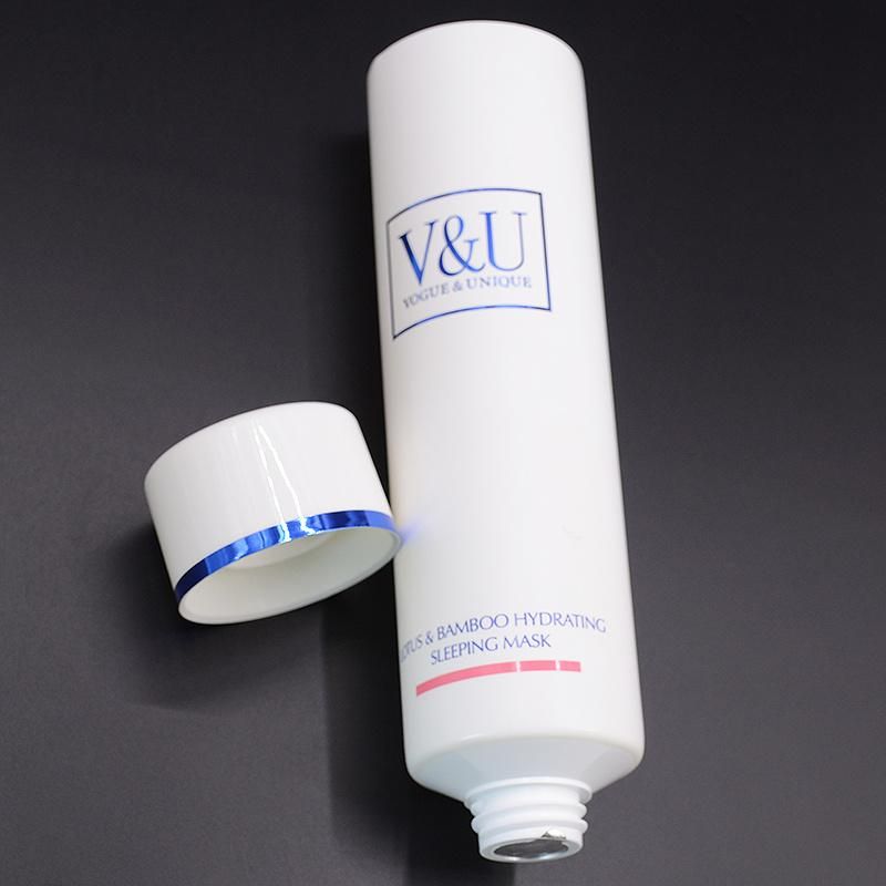 Facial White Matt Soft Touch Silkscreen Printing Finish Packaging Tube