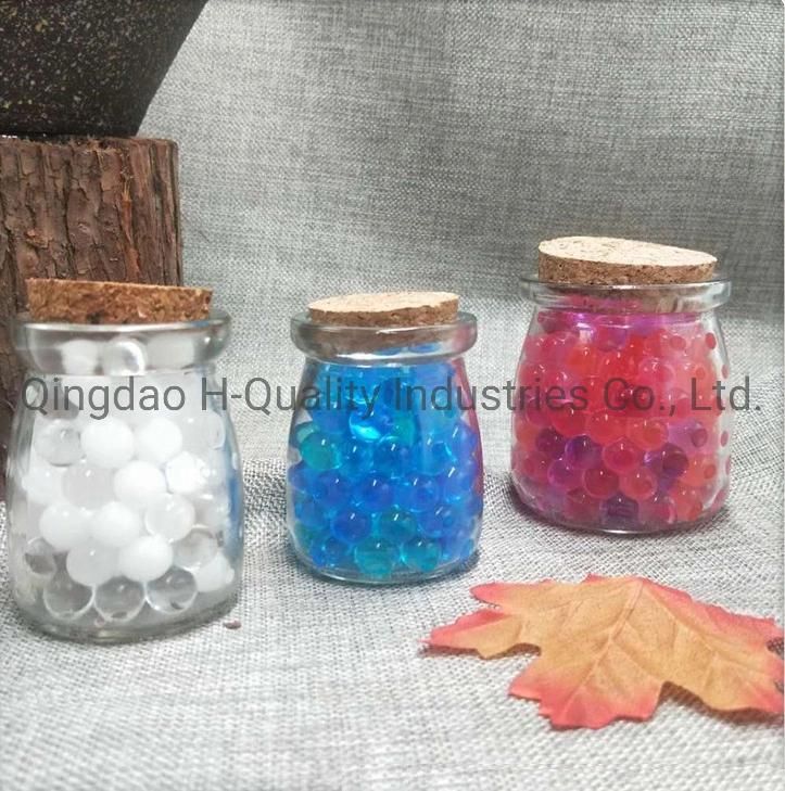 Empty Star Shape Gift Glass Bottle Round Shape Glass Jar Pudding Bottle