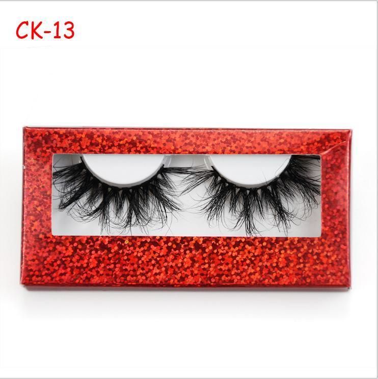 10-Color Eyelash Card Box, New Laser Eyelash Box, a Pair of Window Eyelash Boxes, Eyelash Box Printing Customization