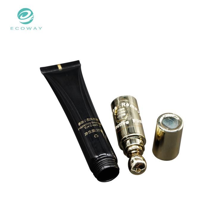 Vibration Cosmetic Eye Cream Tube with Metal Applicator