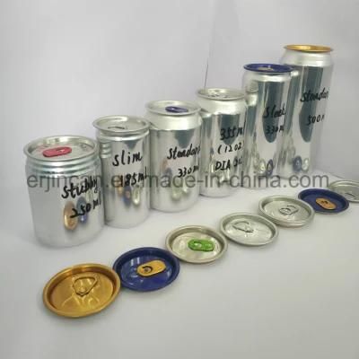 Unique Shaped Beer Aluminum Sleek Cans for Hot Sell in 2019