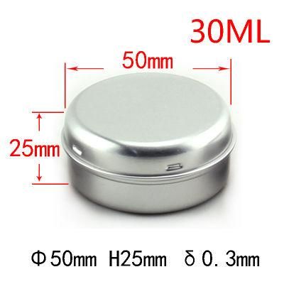 30g Aluminum Round Sliver Jar for Cream