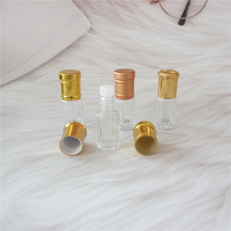 3ml Glass Perfume Essential Oil Octagon Attar Bottle