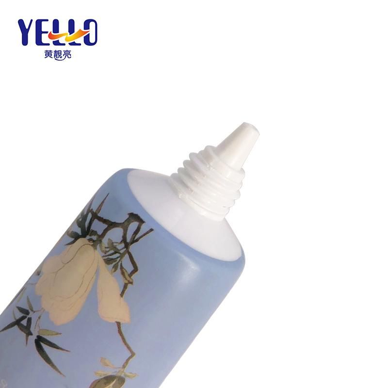 Best Selling Empty Cosmetic Plastic Packaging Lotion Tube with Unique Shape Screw Cover