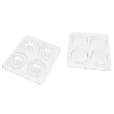 Custom Disposable Clear Pet Chocolate Blister Tray with Lid