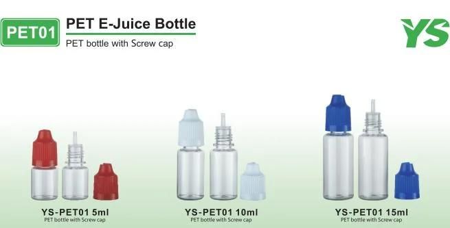 60ml China Pet Water Cosmetic Custom Dropper Spray E-Juice Packaging Bottle with Tamperptoof Screw Cap Manufacturers