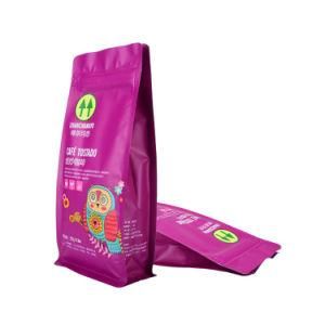 Custom Packaging Plastic Coffee Tea Snack Nut Stand up Pouch Plastic Food Packaging Bag Food Grade Aluminum Foil Ziplock Coffee Bag