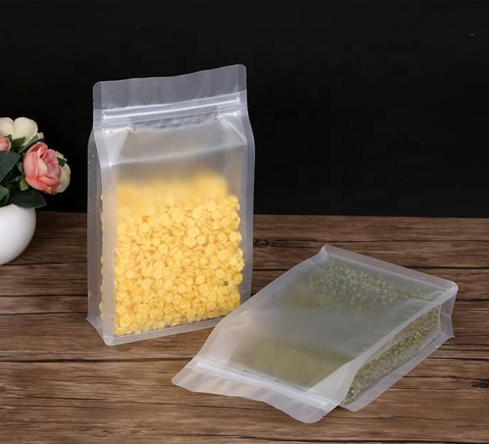 Transparent Self Sealing Frosted Bag Flower Tea Food Sealing Bag Plastic Packaging Bag