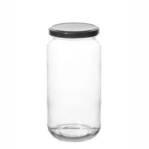 Big Brand Manufacturing Empty Clear Round High Reputation Glass Food Jar 100ml 250ml 500ml