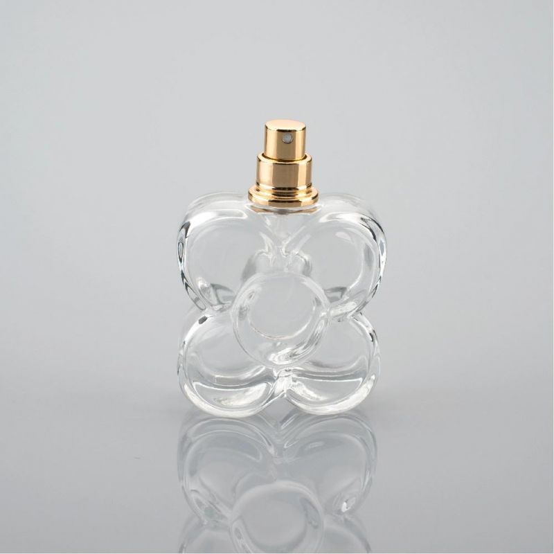 Custom Color 50ml Refillable Empty Spray Glass Perfume Bottle