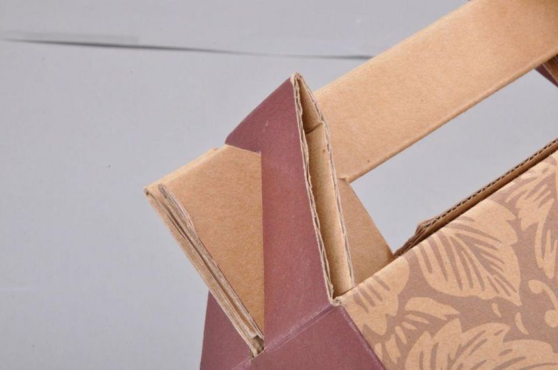 OEM Reasonable Price Corrugated Two Bottle Wine Paper Corruagate Box