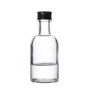 Round Shape Metal Cap Customize Small 100ml Wine Glass Bottle Wholesale