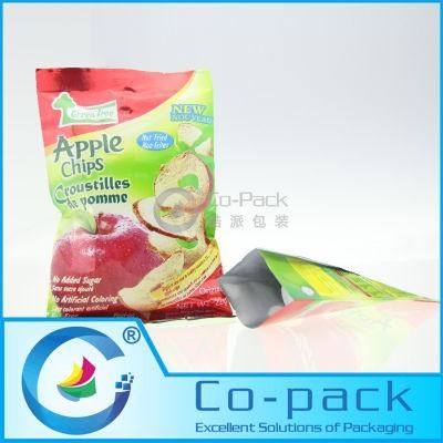 Plastic Compound Printing 3-Side Seal Plastic Chips Packaging Bag