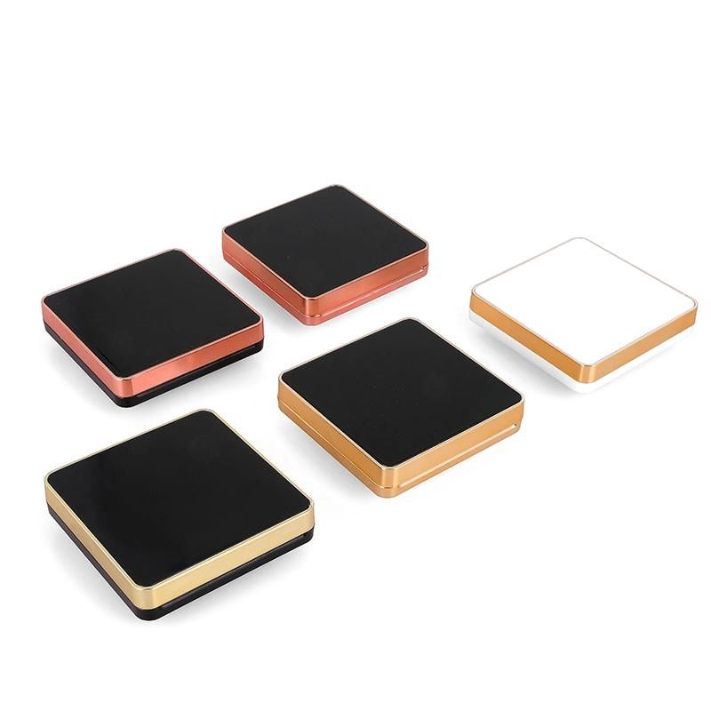 Luxury Empty Square Bb Cc Plastic Packaging Cream Air Cosmetic Beauty Cushion Case Box for Liquid Foundation Concealer