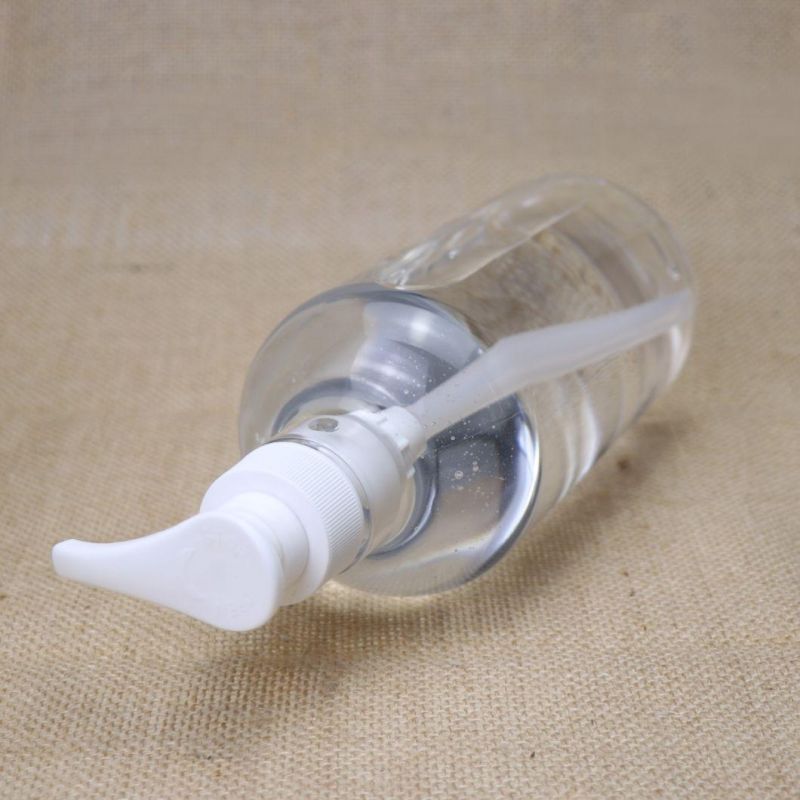 16oz 500ml Pet Clear Clean Alcohol Gel Hand Sanitizer Bottle with Pump Ready Stock