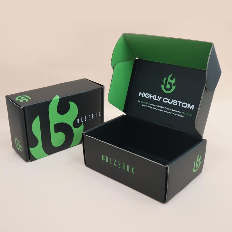 Custom Logo Printed Craft Packaging Corrugated Shipping Mailing Paper Box