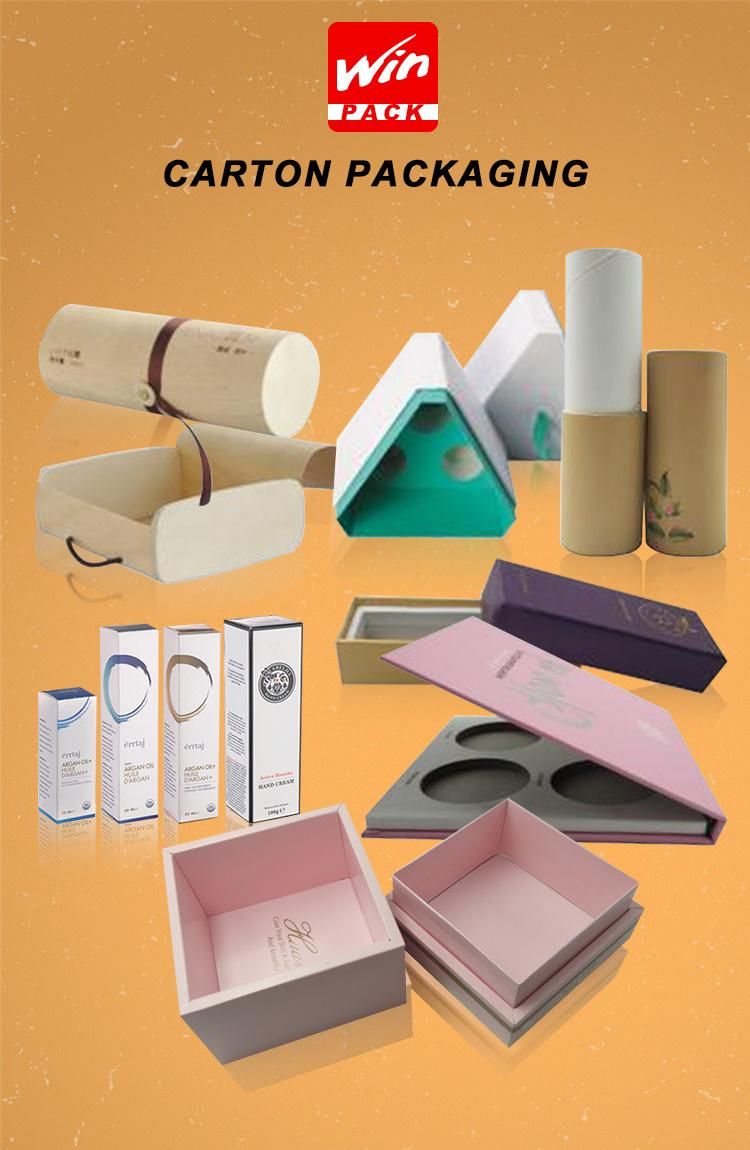 Factory Price Ivory Cardboard Packing Box for Cosmetic Packing in High Quality