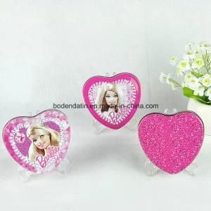 Custom Metal Tin Box for Gift with Heart Shape