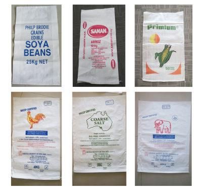 Africa Market 50kg Plastic Grain Wheat Flour Rice Woven Sacks