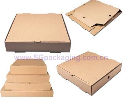 Eco-Friendly Corrugated 12 Inch Paper Pizza Box Fast Food Packaging