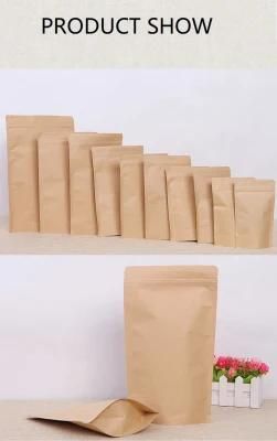 Kraft Foil Bag/Stand up with Zipper Kraft Bag 300g