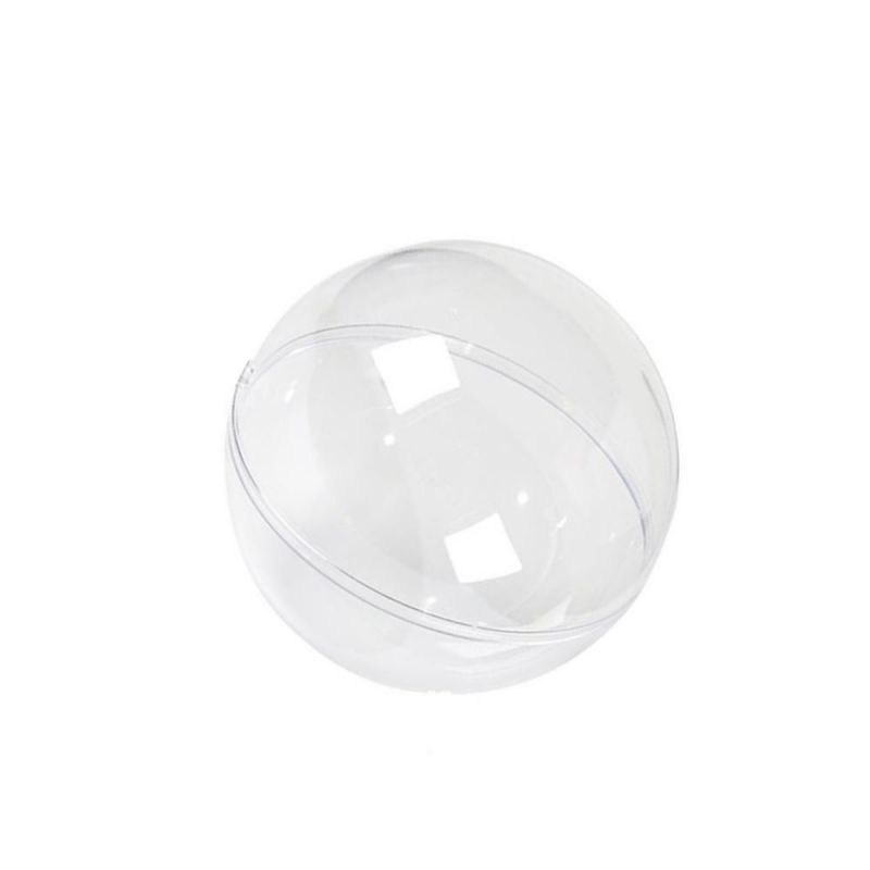 Openable Hanging Hollow Christmas Ornament Clear Plastic Ball