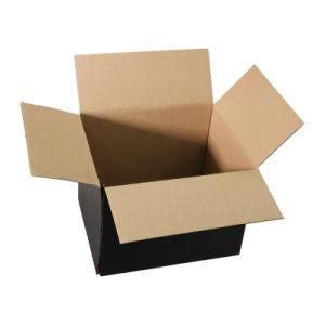 Custom Logo Carton Manufacturer Corrugated Mailing Box for Packing Delivery Cardboard Shipping Black Box Packaging