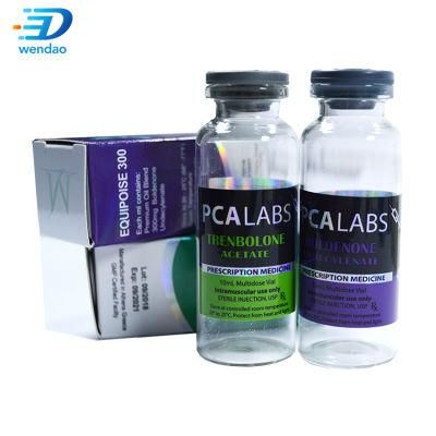Liquid Glass Bottle Vial Box Labels Pharmaceutical Glass Vial Labels and Boxes