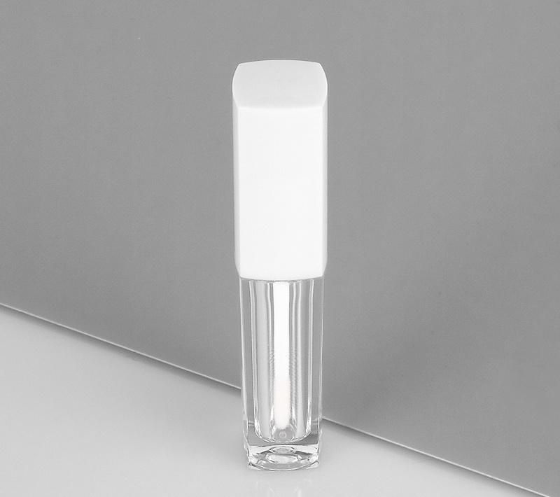 Hot-Sale Lip Gloss Tube Packaging with Brush White Customized Empty Lip Gloss Containers Tube