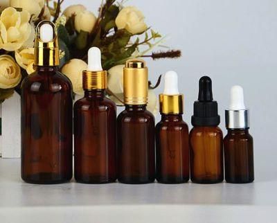 5ml-100ml Amber Glass Essential Oil Bottle with Dropper