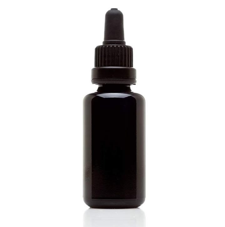 30ml 50ml Black Essential Oil Glass Dropper Bottle