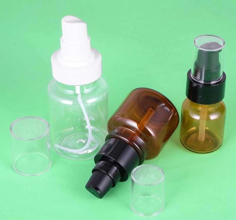 Best Price Pet Transparent Customized Cosmetic Packaging Lotion Pump Color Bottle 40ml 80ml 130ml