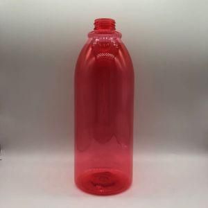 1000ml Empty Pet Plastic Bottle Red Color with Cap, Pump, Trigger, Sprayer